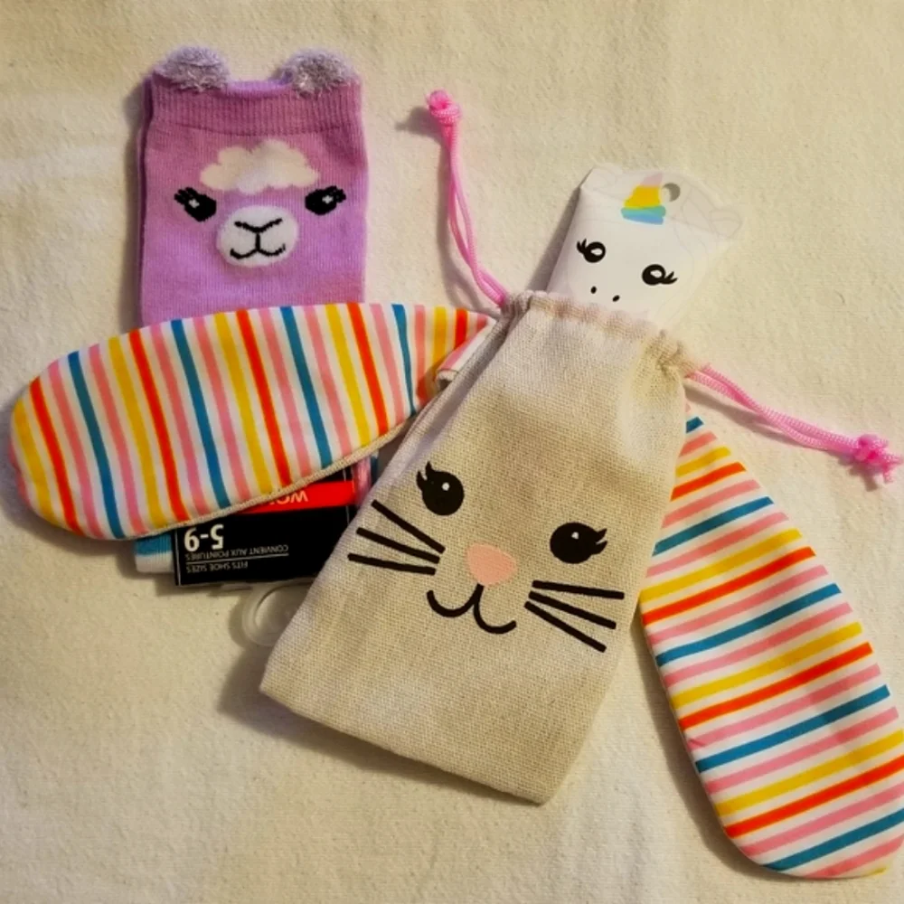 NEW Vanilla Lotion, Sock & Gift Bag Bundle